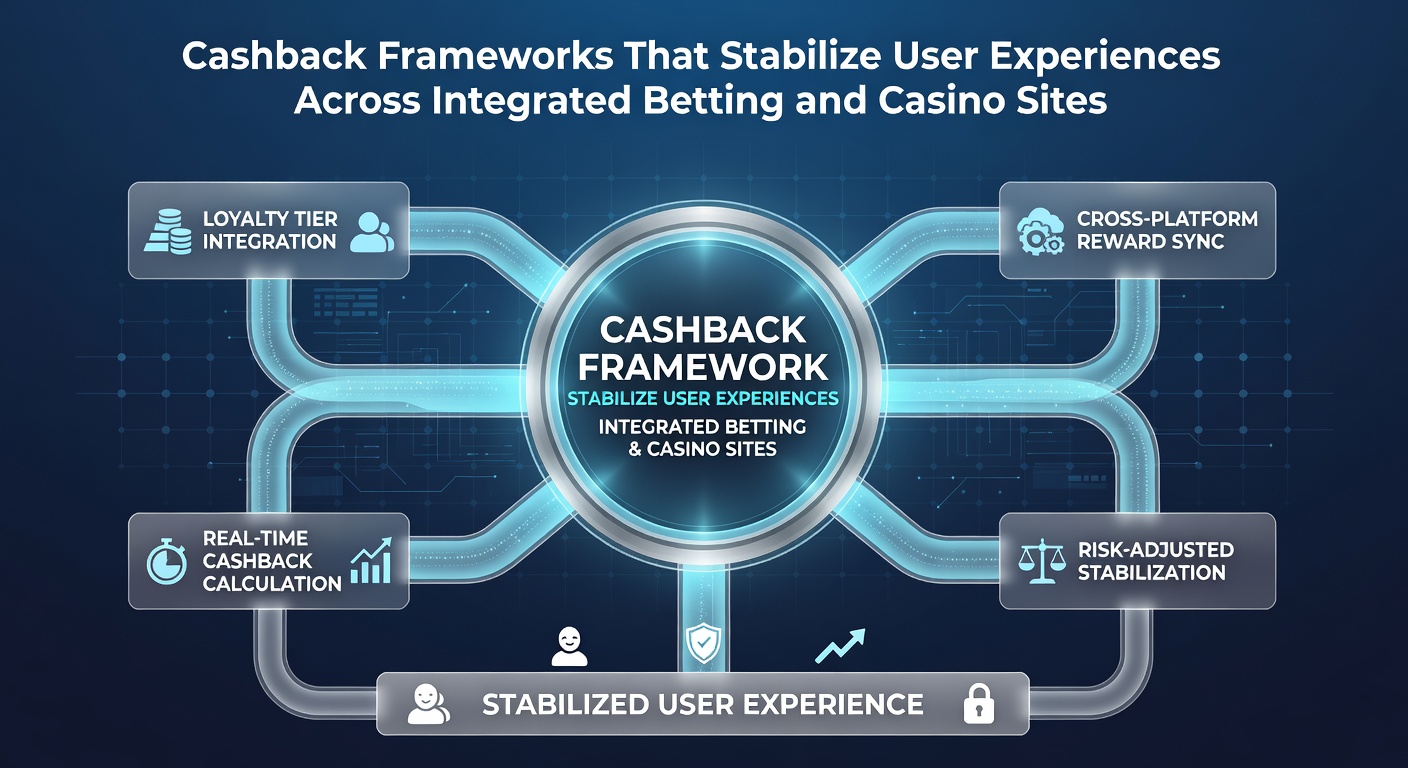 Integrated betting and casino platform interface showing cashback rewards dashboard
