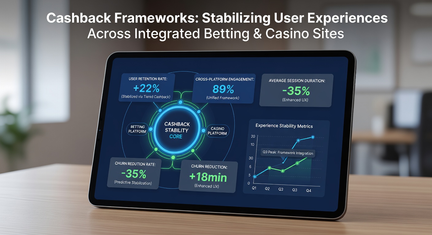 User dashboard displaying cashback balance across sports betting and casino sections