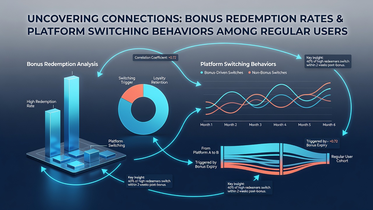 Chart illustrating correlations between redemption completion timelines and cross-platform account activity in regulated betting markets